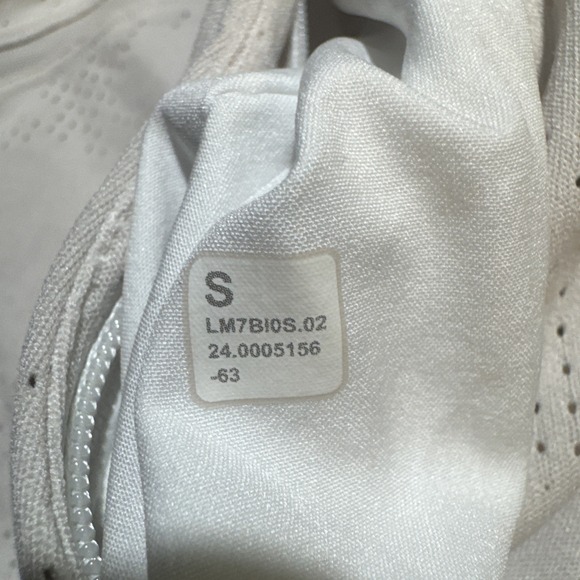 Lululemon Mens SMALL Pace Breaker LINED Short 7" Jacquard Perforated BONE White - Picture 10 of 12